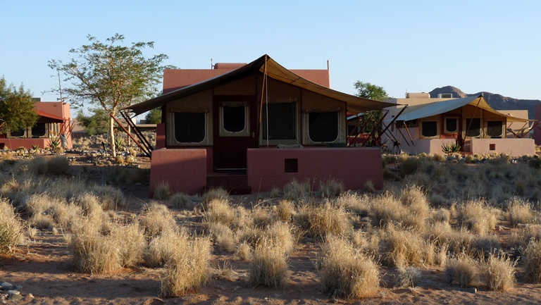 Bungalow der Sossusvlei Lodge